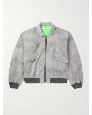 Acne Studios Orlinga Cotton-Twill Bomber Jacket - Grey