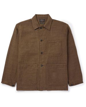 Beams Plus Mil Linen And Cotton-Blend Chore Jacket - Brown