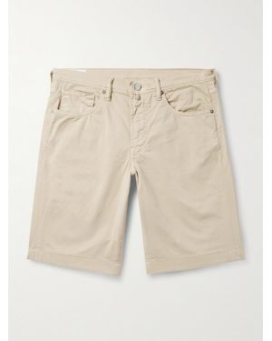 Slowear Division Straight-Leg Cotton-Blend Shorts - Natural