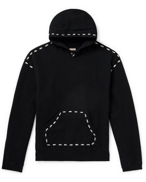 Kapital Marionette Printed Cotton-Jersey Hoodie - Black
