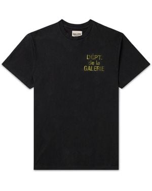 関税・送料込 GALLERY DEPT. LOGO PRINT COTTON JERSEY Tシャツ GALLERY DEPT. Logo-Print Cotton-Jersey T-Shirt for Men | MR
