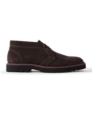 Paul Smith Karr Suede Chukka Boots - Brown