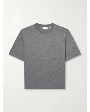 FRAME Cotton-Jersey T-Shirt - Grey
