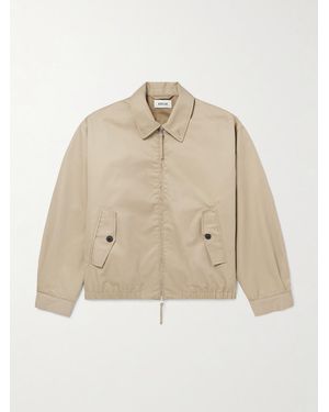 Agolde Torres Cotton-Blend Twill Jacket - Natural