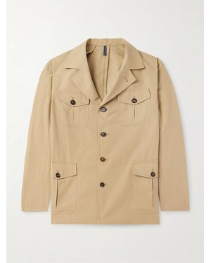 Slowear Venezia 1951 Cotton And Linen-Blend Canvas Overshirt - Natural