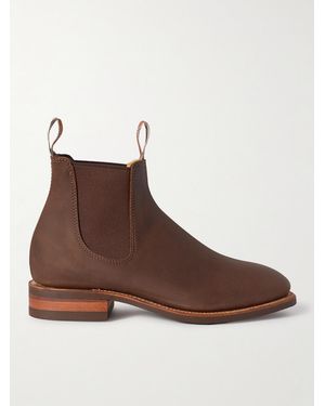 R.M.Williams Comfort Craftsman Suede Chelsea Boots - Brown
