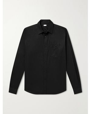 TOTEME Cotton-Poplin Shirt - Black