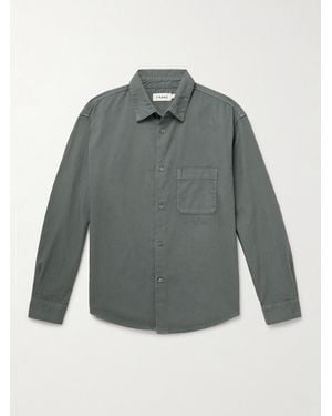 FRAME Modern Cotton-Twill Shirt - Grey