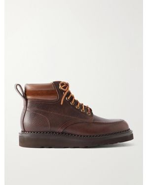 Yuketen American Work Full-Grain Leather Boots - Brown