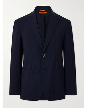 Barena Virgin Wool Suit Jacket - Blue