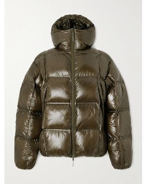 ROA Cube 650 Quilted Nylon-Ripstop Hooded Down Jacket - Green