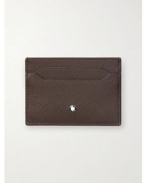 Montblanc Sartorial Leather Logo Cardholder - Brown