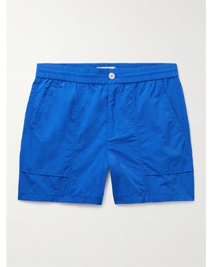 Alex Mill Straight-Leg Nylon Shorts - Blue