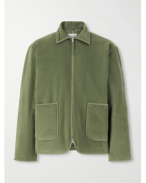 Kardo Amardeep Cotton-Corduroy Blouson Jacket - Green