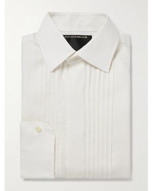Favourbrook Camicia Da Smoking - Bianco