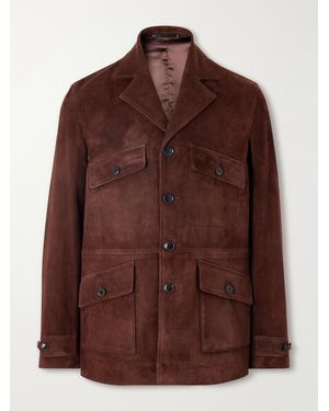 Paul Smith Suede Jacket - Brown