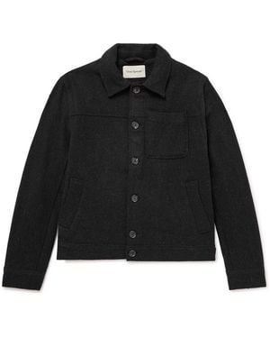 Oliver Spencer Buffalo Wool-Blend Jacket - Black