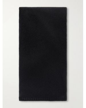 The Elder Statesman Cashmere Scarf - Black