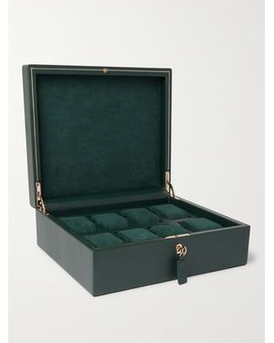 Wolf British Racing 8-piece Watch Box - Green