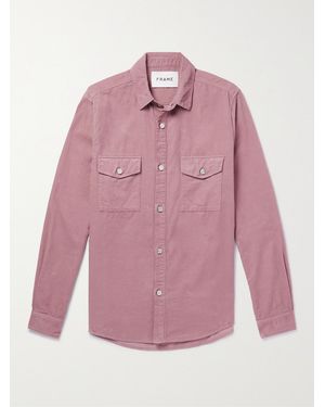 FRAME Cotton-Corduroy Shirt - Pink
