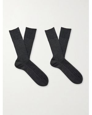 FALKE Set of Two Cashmere-Blend Socks - Schwarz