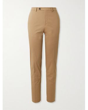 Slowear Slim-Fit Cotton-Blend Gabardine Trousers - Natural