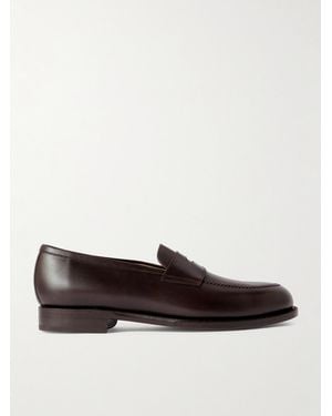 Morjas Leather Penny Loafers - Brown