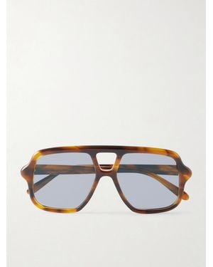 Loewe Aviator-Style Acetate Sunglasses - Multicolor