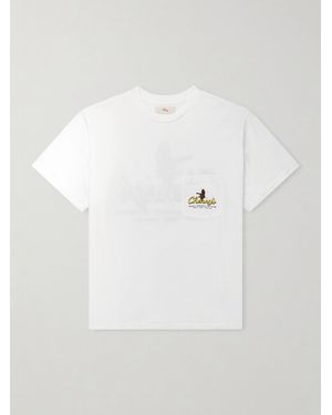 CHERRY LA Outfitter Printed Cotton-Jersey T-Shirt - Bianco