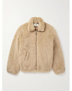 Celine Alpaca And Cotton-Blend Jacket - Natural