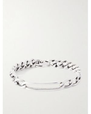 Saint Laurent Silberfarbenes Armband - Natur