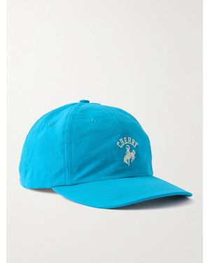 CHERRY LA Western Tennis Logo-Embroidered Twill Baseball Cap - Blue