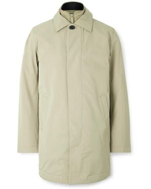 NN07 Blake 8240 Coated-Twill Trench Coat - White