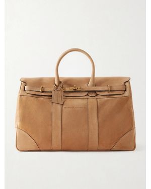 Brunello Cucinelli Suede Weekend Bag - Neutro