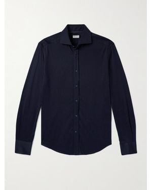 Brunello Cucinelli Camicia Slim-Fit - Blu