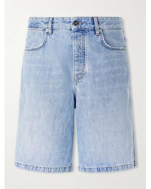 Givenchy Straight-Leg Denim Shorts - Blue
