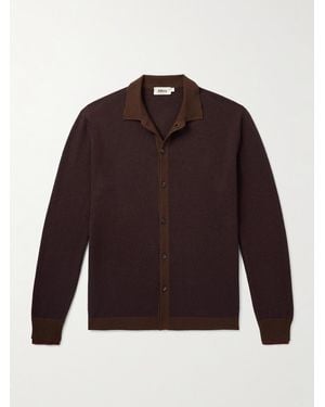 Altea Slim-Fit Wool And Cashmere-Blend Shirt - Red