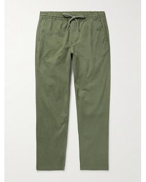 Polo Ralph Lauren Prepster Tapered Cotton-blend Twill Drawstring Trousers - Green