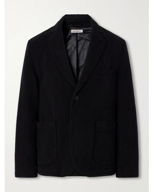Blue Blue Japan Cotton-Sashiko Suit Jacket - Black