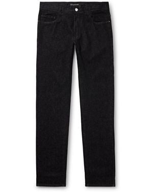 Canali Slim-Fit Jeans - Black