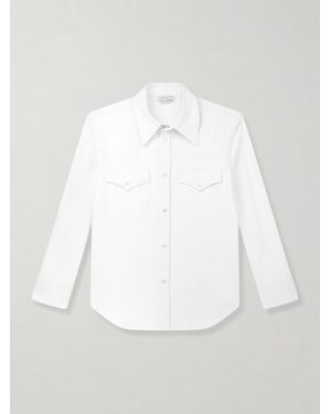 Gabriela Hearst Richard Denim Western Shirt - White