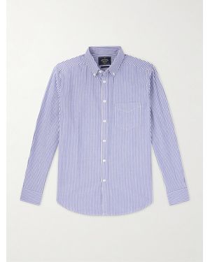 Portuguese Flannel Atlantico Checked Cotton Shirt - Purple
