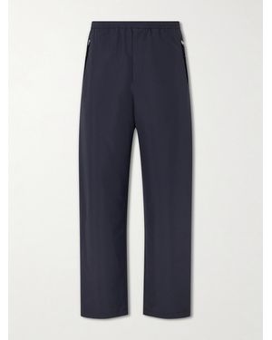 Jil Sander Straight-Leg Shell Trousers - Blue