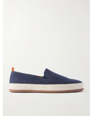 Mulo Canvas Espadrilles - Blue