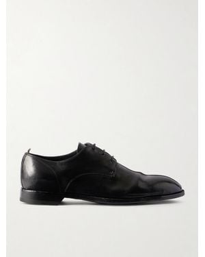 Officine Creative Sound 002 Leather Derby Shoes - Black