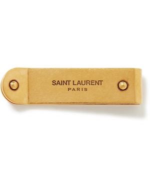 Saint Laurent Tone Money Clip - Metallic