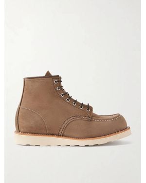 Red Wing 8838 Classic Moc Suede Boots - Brown