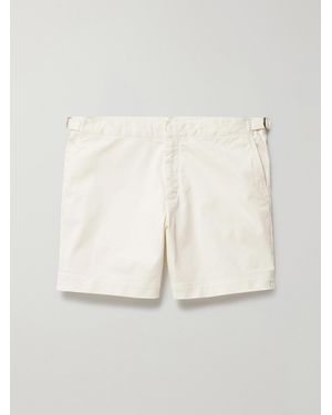 Orlebar Brown Bulldog Slim-Fit Cotton-Blend Twill Shorts - Natural