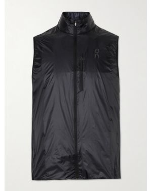 On Shoes Performance Recycled Shell Running Vest - Black