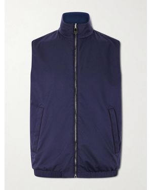 Canali Shell Gilet - Blue